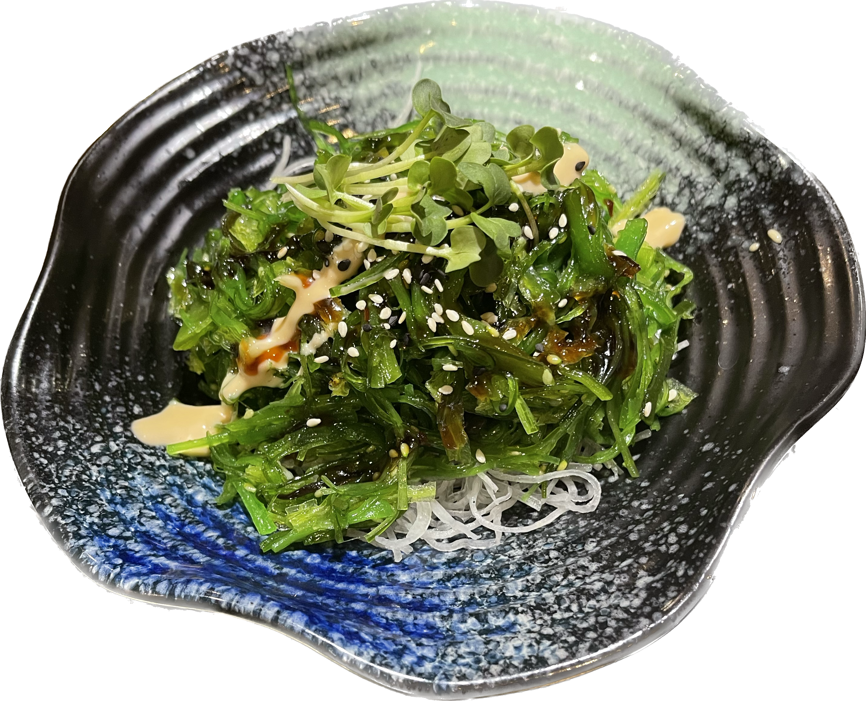 Seetang Salat (mit Sesam)